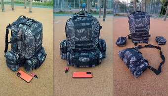 Velký taktický molle batoh 55 L - 12