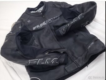 Kožená kombinéza FLM TECH II Sports - 12