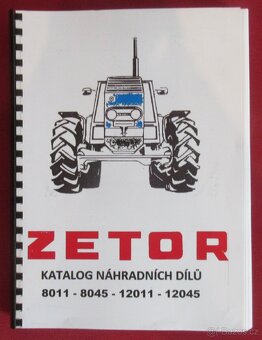 ZETOR 8011 - 12045 PŘÍRUČKY - 12