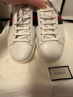 GUCCI Ace leather low trainers - 12