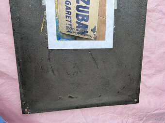 Smaltovaná cedule originální ZUBAN CIGARETTES ve formátu na - 12