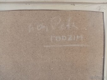 JÁGR - OBRAZ OLEJ NA DESCE - 12