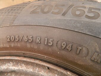5x120+zimní pneu Continental 9mm R15 - 12
