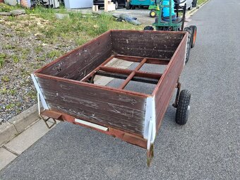 Traktůrek samodomo (nový motor) + malá vlečka - 12