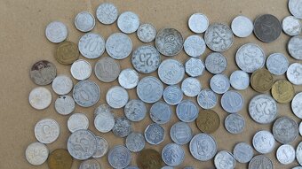 445ks minci, konvolut československé mince, 2kg ČSSR mince - 12