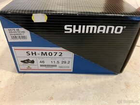 Cyklistické tretry Shimano SH-MO72, velikost bot EU 46 - 12