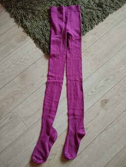 Punčocháče 140-158, ponožky v.43,legíny,koupací čepice,ťapky - 12