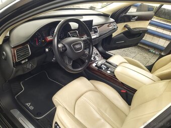 Audi A8L 4,2 Tdi Quattro koupeno v ČR, první majitel 2012 - 12
