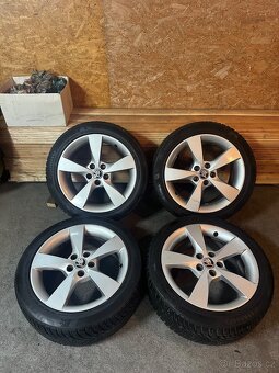 ALU Kola ŠKODA 5x112 R16 DIONE Zimní Pneu 215/45/16 - 12