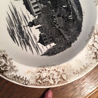 200 let staré talířeAltrohlau Karlsbad Prag 1850 - 12