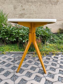 Retro stolek s umakartovou deskou - Brusel Expo 58 - 12