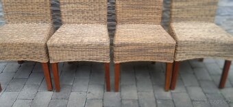 Ratanové židle 4 ks - 12