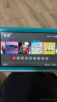 Nintendo switch lite turquise + hry - 12