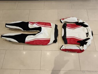 GiMoto lady Gp-Dámská kožená moto kombinéza, dvoudílná - 12