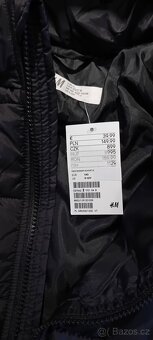 N.ová chlapecká zimní prošívaná bunda H&M vel.140 - 12