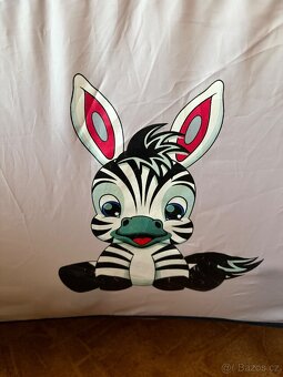 Cestovní postýlka Cosing Adam Zebra šedá - 12