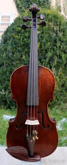 Celé starožitné housle z Mittenwaldu, Německo - 12