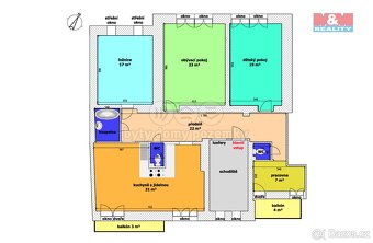 Pronájem bytu 3+1, 133 m², Ostrava, ul. 28. října - 12