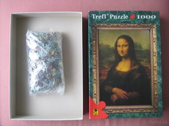 Puzzle Mona Liza, 1000 dílků - 12