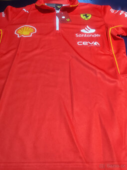 Scuderia Ferrari F1 tímové polo tričko - Nové s visačkami - 12