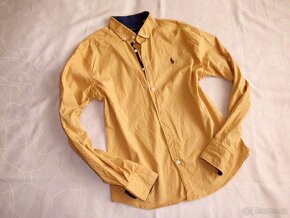 Ralph Lauren  pánska slim košeľa roll up rukáv M - 12