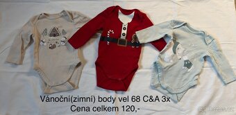 Balík oblečení a doplňků pro miminko velikost 0-74 - 12