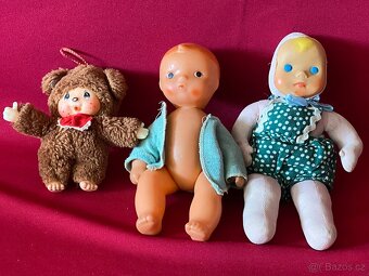 hračky staré hračky panenka mončičák stará panenka - 12