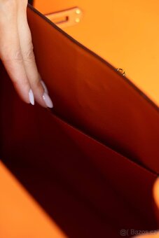 🧡 Exkluzivní kožená kabelka v oranžové – luxusní styl a nad - 12