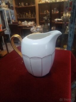 Starožitná porcelánová konvice na mléko - 12