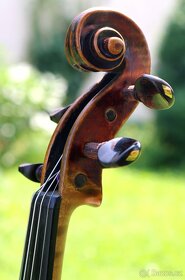 Mistrovské celé starožitné housle z 18 století, nádherný kus - 12