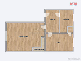 Prodej bytu 2+kk, 46 m², Ostrava, ul. Nádražní - 12