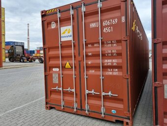 Lodní kontejner 40´HC (12m) - téměř nový, po první cestě - 12