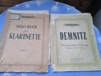 Noty na klarinet-Starožitnost - 12