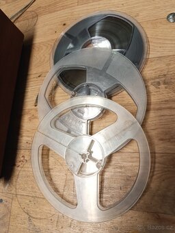 Kotoučový magnetofon TESLA B100 Stereo FUNKČNÍ + pásky - 12