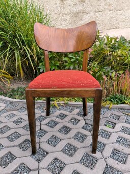 Retro dřevěné jídelní židle TON - 50. léta - 12