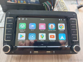 Autorádio 2DIN,RDS 4gb+64gb lcd 7,ANDROID 13, VW,ŠKODA,SEAT - 12