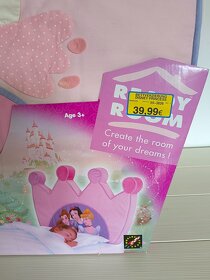 Luxusní velký polštář záhlaví pro princeznu - 12