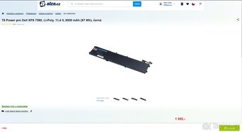 Dell XPS 7590 15.6 4K (i7/32GB/1TB) + Nová baterie a přísluš - 12
