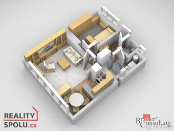 Prodej, byty/2+kk, 44 m2, Humpolecká, Krč, 14000 Praha 4 [ID - 12