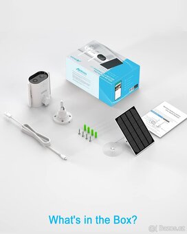 Venkovní otočná WiFi 2K kamera ANRAN se solárním panelem - 12