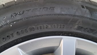 Prodám original letní alukola VW Passat 215 55 16 5x112 - 12