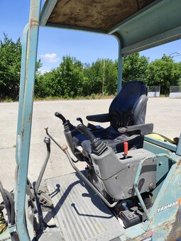 Minibagr Yanmar B15. 2x lyžica. - 12