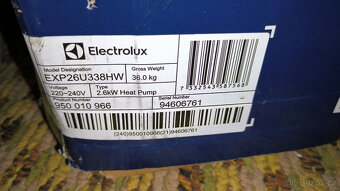 Klimatizace Electrolux EXP26U338HW 2600 W - nová, nevybalená - 12