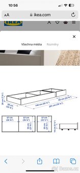 Dětská postel 90cm masiv-smrk - 12