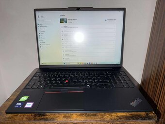 Notebook Lenovo ThinkPad E16 G2 Black (21MA002SCK) - 12