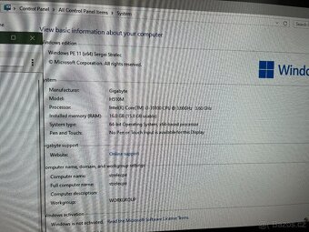Rychlá a zánovní MB GIGABYTE H510M S2HV2+Intel i3 10100+16GB - 12