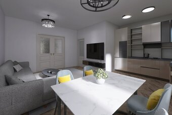 Prostorný byt 2+1, 80 m2 se zahradou v klidné lokalitě u met - 12