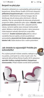Dvě dětské autsedacky britax romer dualfix - 12