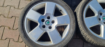Alu kola originál Škoda Superb 5x112 7x17 ET37 3U0 601 025 - 12