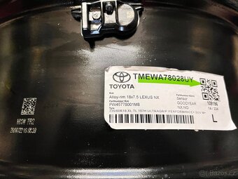 5x114,3 R18 Originál Alu Lexus NX - 2022 - TOP - 12